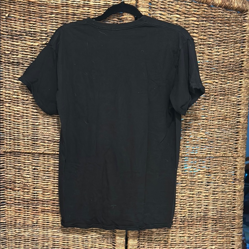 “You Died of Dysentery” Black Graphic T-Shirt - Picture 5 of 5